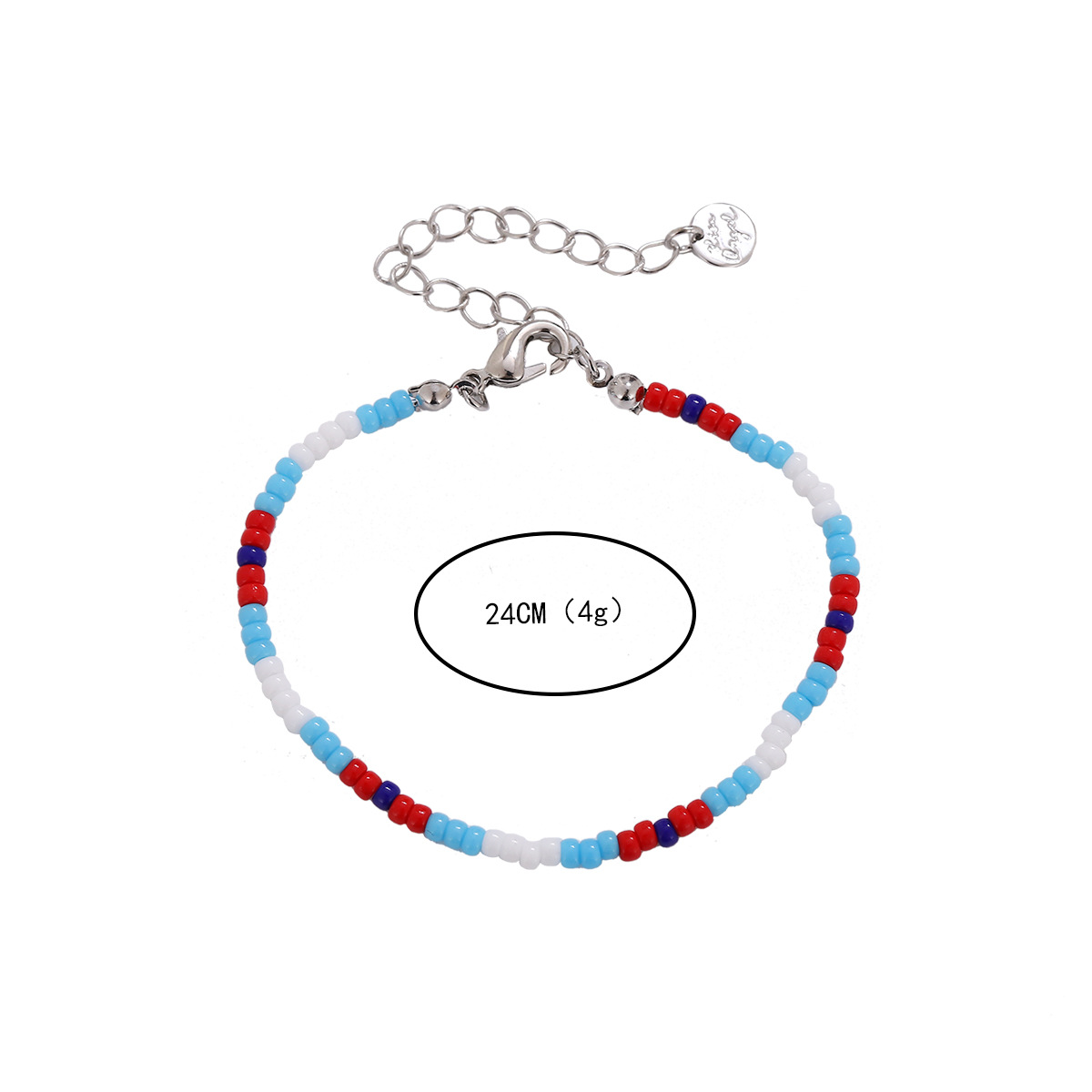 La ópera tailandesa interpreta mi amor con tu corazón bkpp mismo estilo colorido collar de cuentas de arroz de vidrio collar de pulsera con cuentas