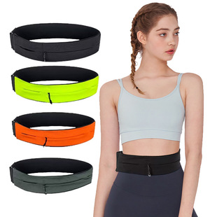 Cross-border Velcro Invisible Tactical Waist Mountaineering Belt Sports Waist Bag Adjustable Invisible Zipper Mobile Phone Waist Bag