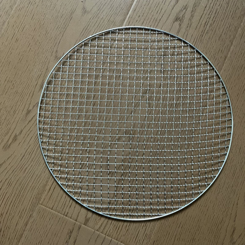 メーカー卸売り円形金属スクリーン製品ステンレス鉄材質屋外キャンプバーベキューネット家庭用囲炉|undefined