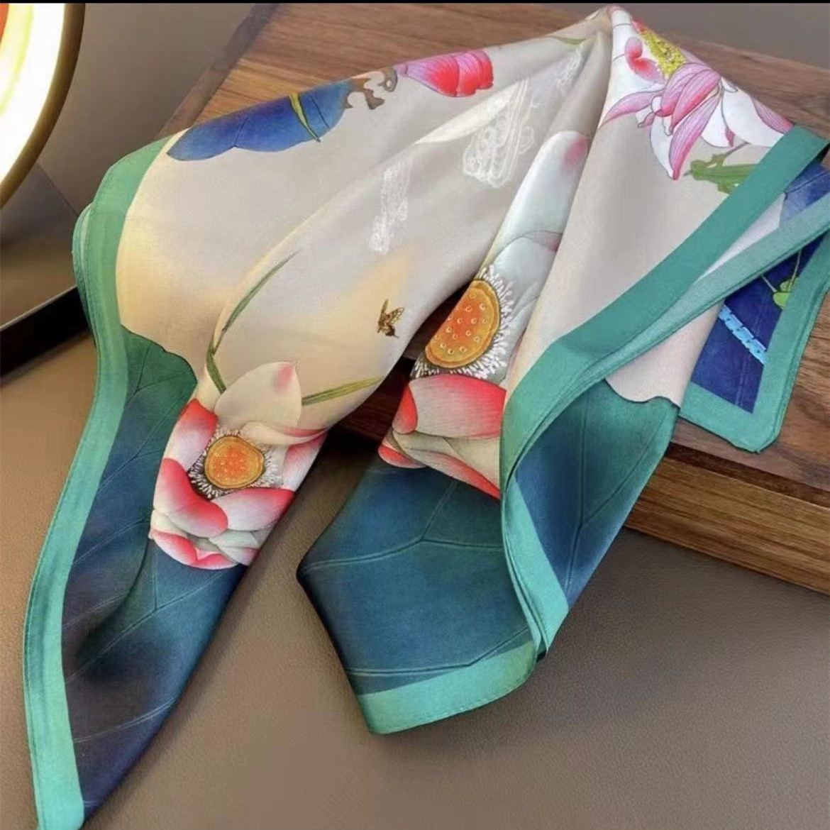 seda de seda profesional 70 toallas de primavera, otoño y verano damas toallas de seda delgadas toallas solares toal universal