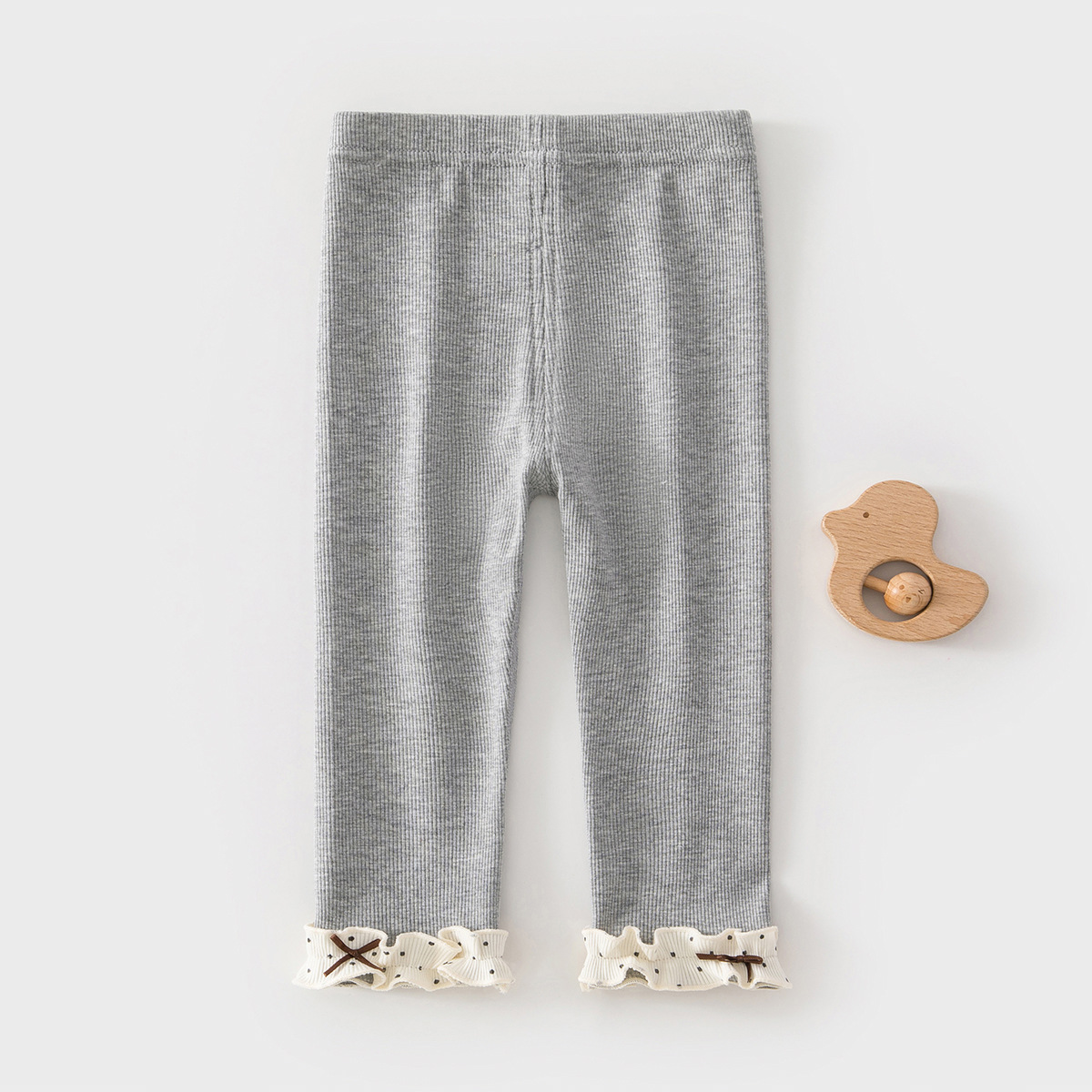 Pantalones para bebés primavera y otoño nuevos pantalones leggings para niños pantalones de encaje dulce leggings