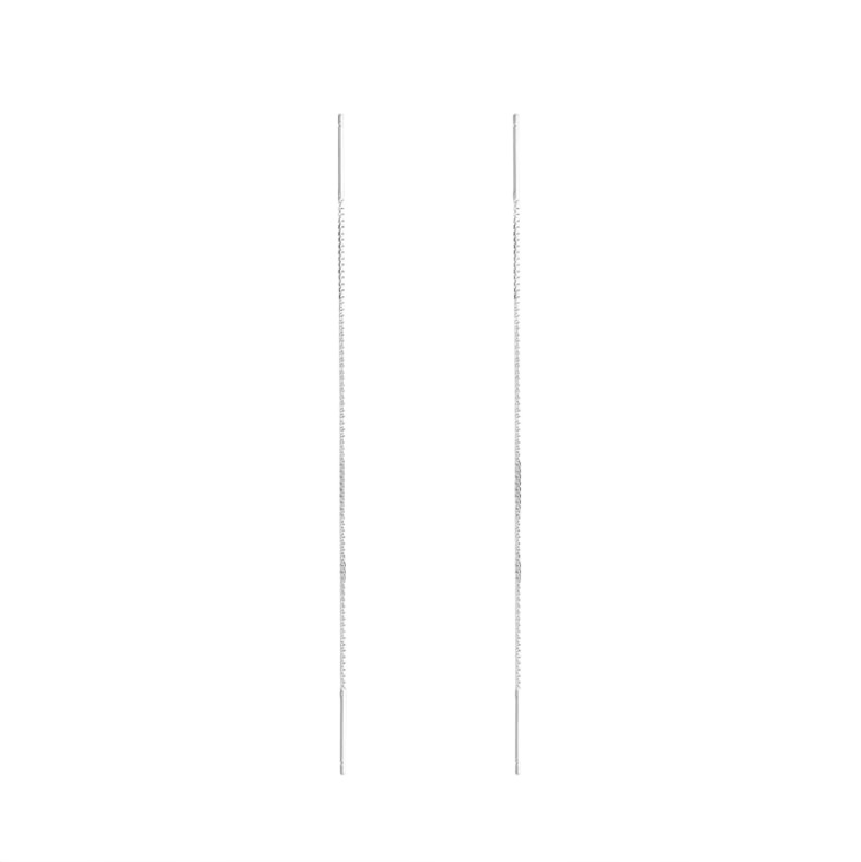 Procesamiento de precios de orejas para mujeres personalidad larga simple colgante de orejas japonesas temperamento coreano pendientes de orejas de borda image 6