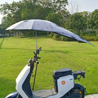 Elektromobil üçün ön şüşə çətiri (günlük) – Electric Vehicle Battery Bike Umbrella - gray-cat-extended-vinyl-umbrella-a-stand-default-item