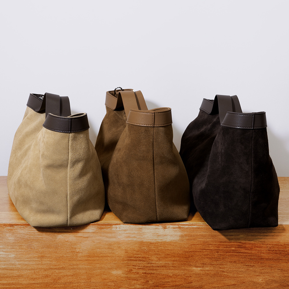 Cross-Border Autumn/Winter New Retro Genuine Leather Women's Bag, Shoulder Handbag, Cowhide Tote Bag, Large Capacity Best-Selling Women's Purse - Thumbnail 3