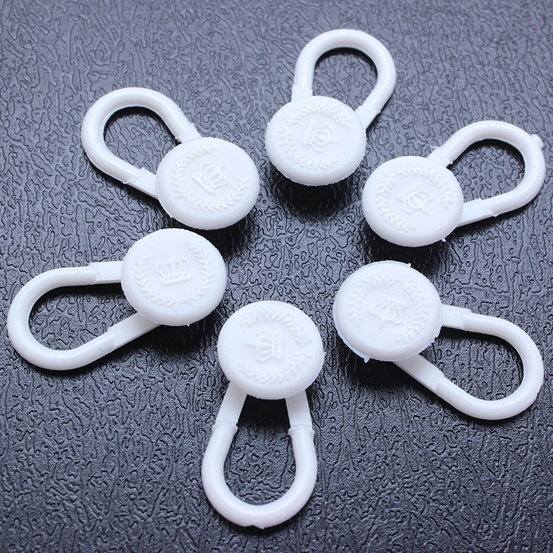 Cruz-frontera 10mm cuello elástico camisa elástica protección del medio ambiente aleación primavera cintura ajuste hebilla cintura expansión hebilla extensor