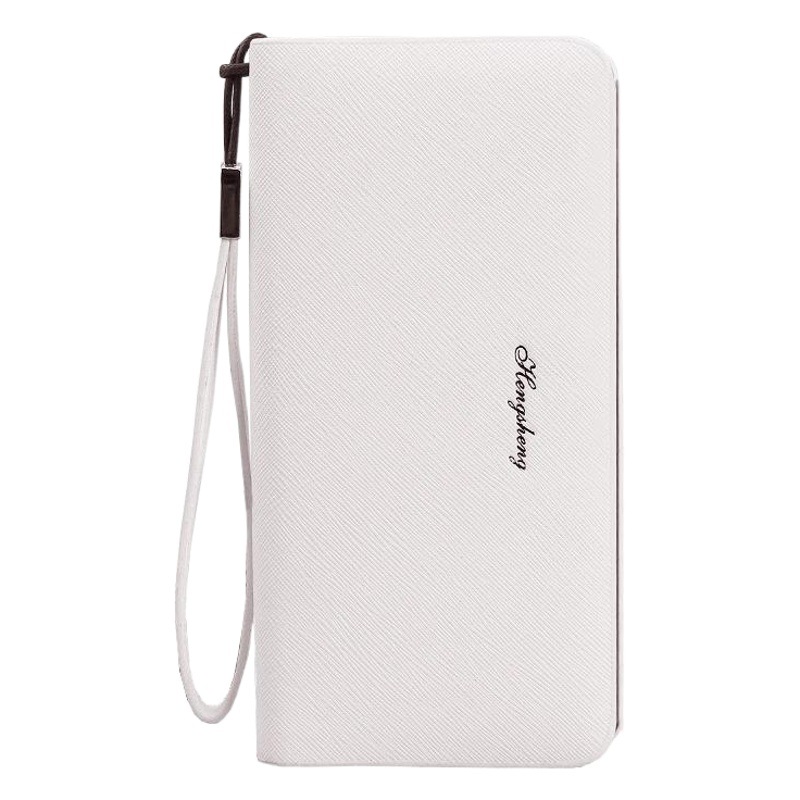 Hengsheng embrague casual de negocios de los hombres billetera larga de embrague multifuncional de los hombres embrague de gran capacidad con cuerda de mano