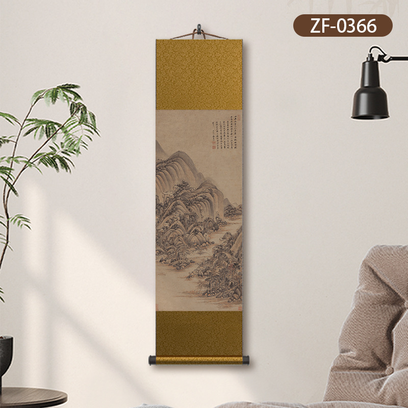 ZF-0366 명나라 왕젠 부춘산 주거 지도