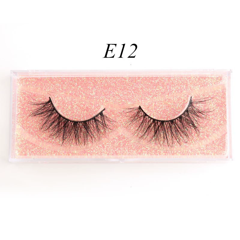 Dense three dimensional false eyelashes, 20mm, European style, custom-made