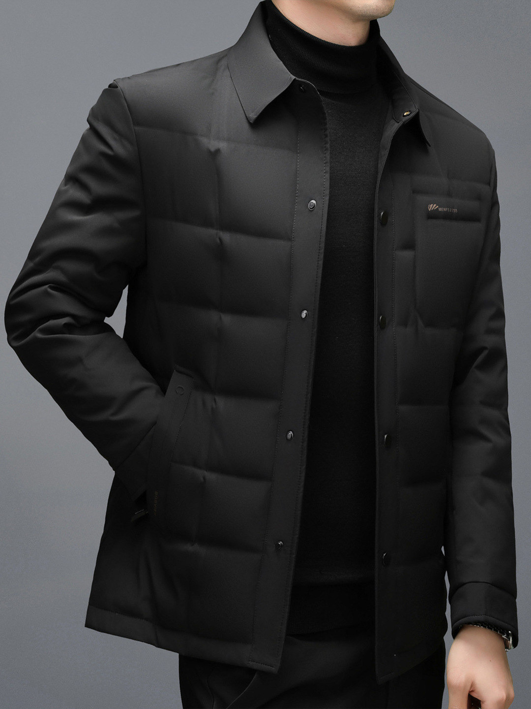 Winter warm down jacket for leisure