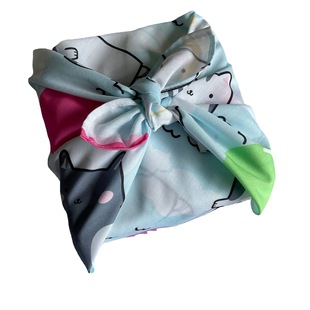 Customized Square Towel Lunch Box Wrapping Cloth Gift Box Furoshiki Wrapping Cloth Heat Transfer Japanese Gift Box Furoshiki Products