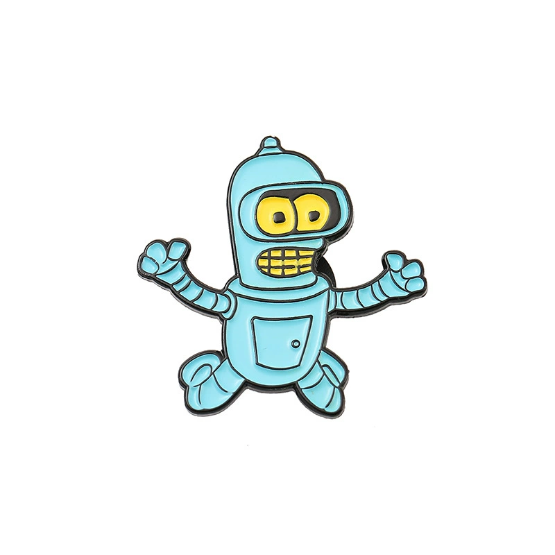 Европейский и американский мультфильм FUTURAMA вылетает будущий значок робот Бенд браслетница, мужской, мужской фибрус