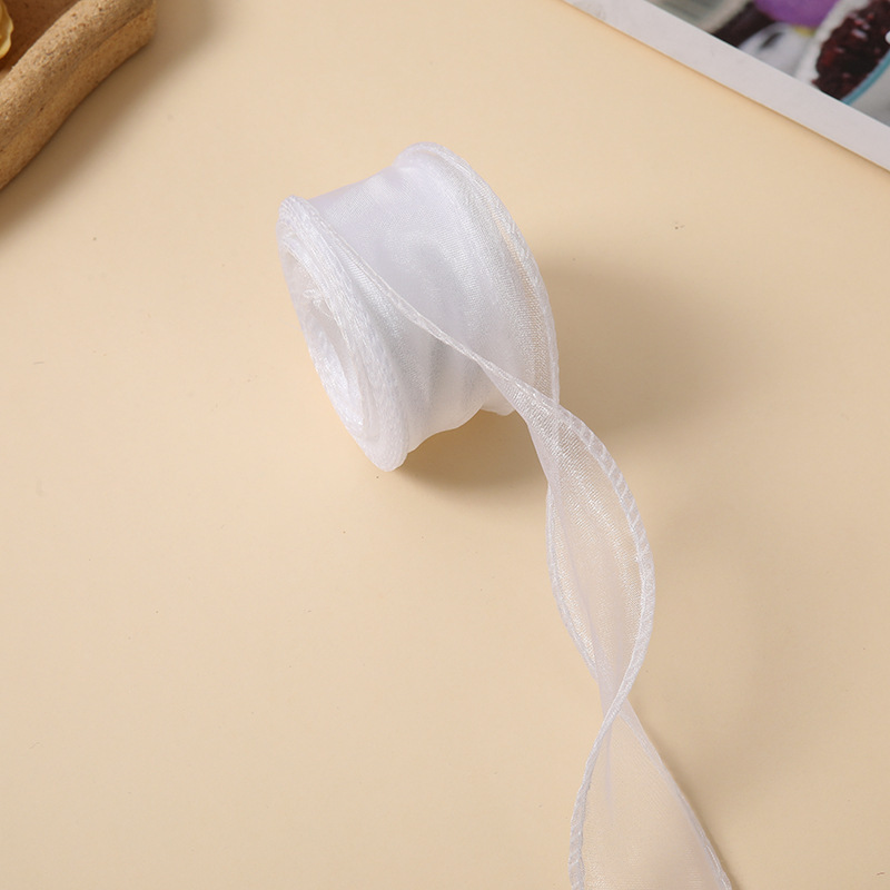 魚の尾の糸のリボンの花の花束の包装の波の糸はケーキの縁を焼きますクリスマスの装飾のリボンの花の芸のリボン|undefined