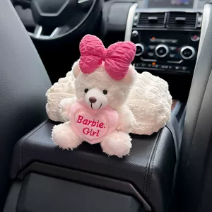 2024 New Model Car Armrest Box Tissue Holder, Car Center Console Strap Style, High-end Car Tissue Box, Cute for Women