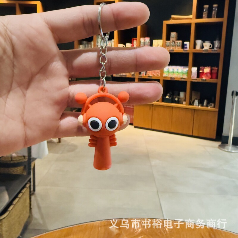 新しいクロスボーダーリズムボックス Sprunki キーホルダー PVC ペンダント音楽ゲーム周辺機器バッグチャームギフト|undefined