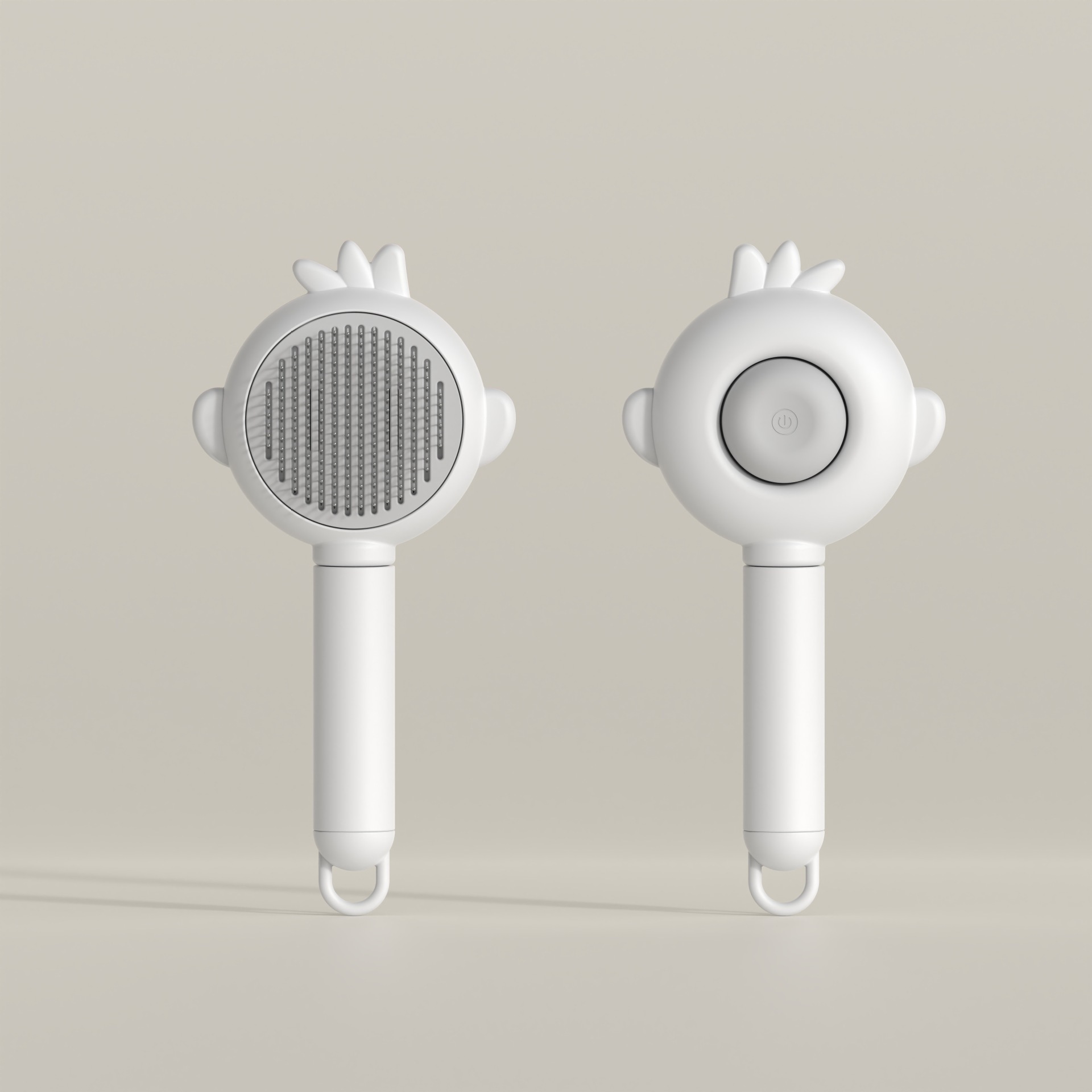 펄 화이트 업그레이드 병아리 빗