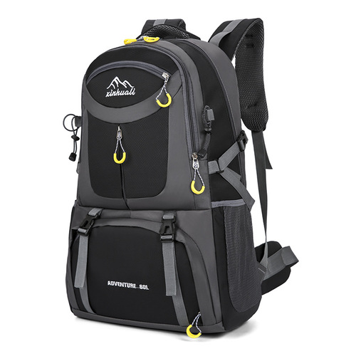 New large capacity outdoor backpack sports travel 40L60L mountaineering bag men and women backpack wholesale