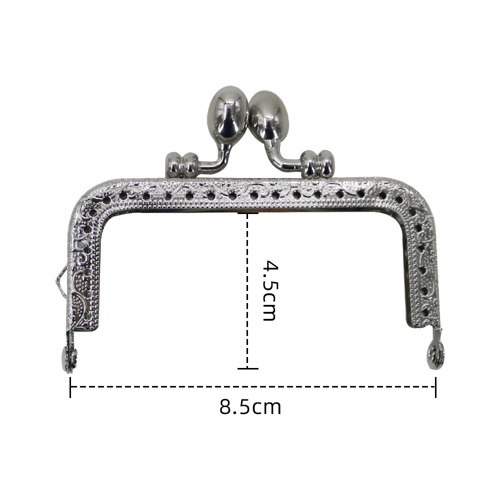 8.5CM relieve cuadrado cabeza de brotes cabeza de brotes oro 10.5CM relieve cuadrado