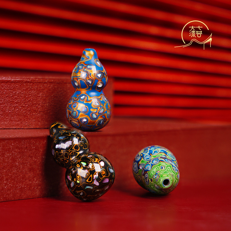 Qixiang Large Lacquer Beads Gourd Beads Special-Shaped Beads Chinoiserie Chinoiserie with Beads DIY Handmade Accessories Intangible Cultural Heritage Fuzhou Lacquerware Qixiang Large Lacquer Beads Gourd Beads Special-Shaped Beads Chinoiserie Chinoiserie with Beads DIY Handmade Accessories Intangible Cultural Heritage Fuzhou Lacquerware