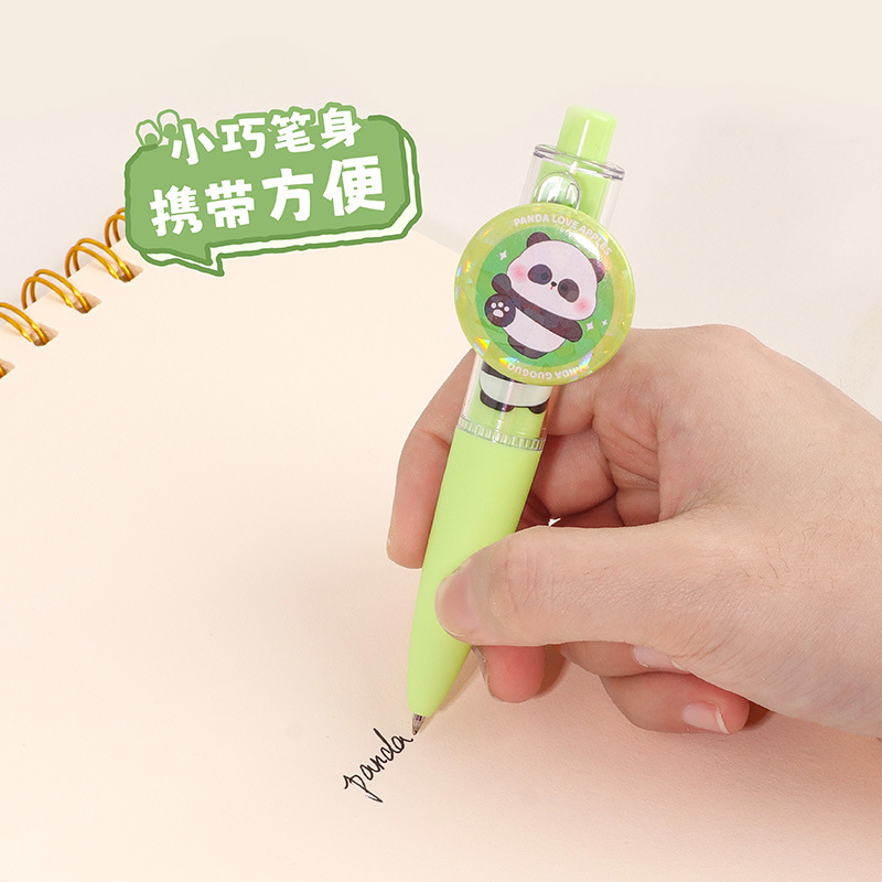 KUKI KOKI creativo bolígrafo panda bolígrafo neutro fabricante de bolígrafo creativo al por mayor bolígrafo de escritorio de estudiantes