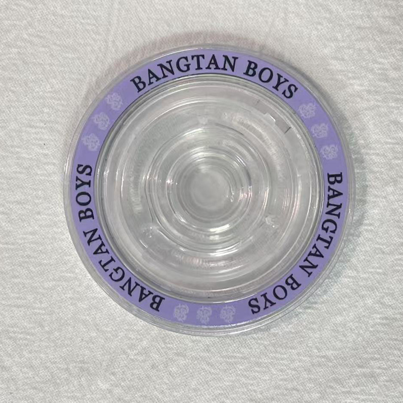 Chasis de succión magnética magsafe Airbag móvil base transparente accesorios de succión magnética goteo pintado redondo