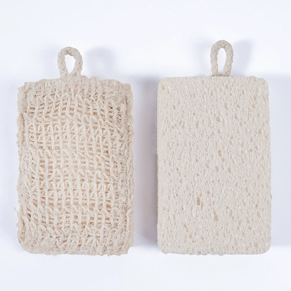 [Wood pulp cotton + sisal dishwashing wipe]