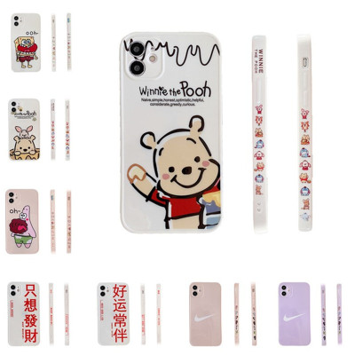 apply iPhone12Pro max side Printing Apple 11 Mobile phone shell se Bright surface xr Silica gel x soft 78 Cartoon