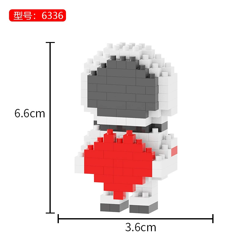 Mini constructor Lego DIY dolls, small buildable figures, assorted characters, 4×8×11 cm