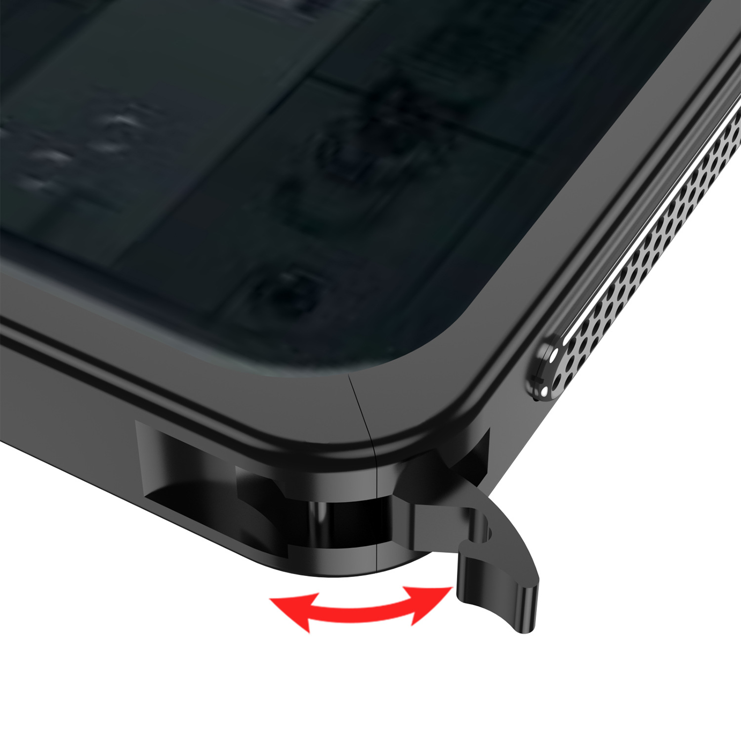 跨境适用nothing phone3apro/phone3a金属边框海马扣手机壳镜头圈
