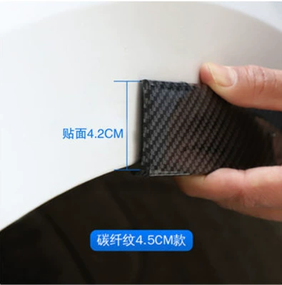 Wheel eyebrow Carbon Fiber Anti-Scratch Sticker, Wheel - 45cm-wide-carbon-fiber-pattern-15m-long-price-per-piece