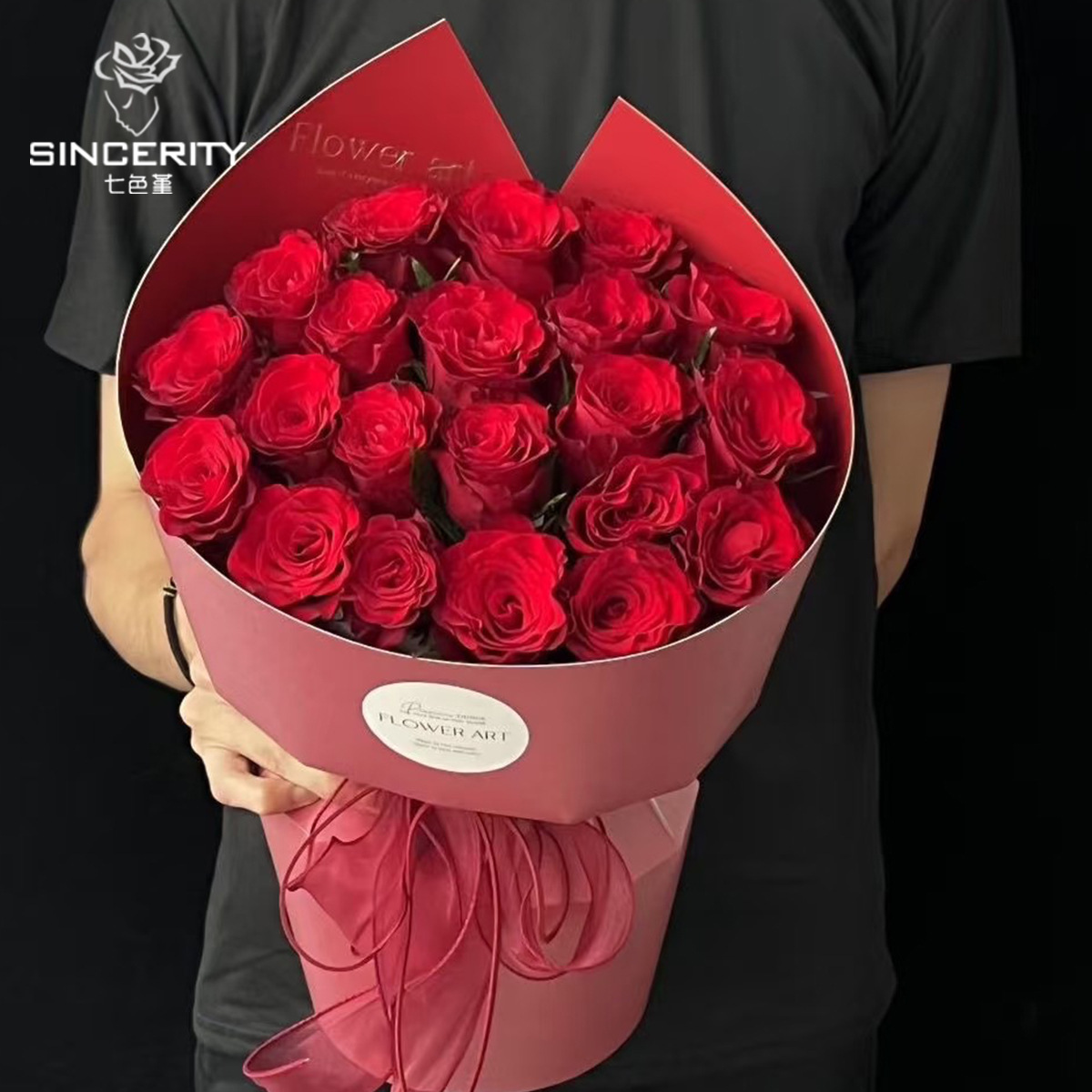 Cuatro colores cordier simple hoja de forma de ángulo agudo simple flor flor flor flor de paquete de decoración floral material de embalaje de arte floral