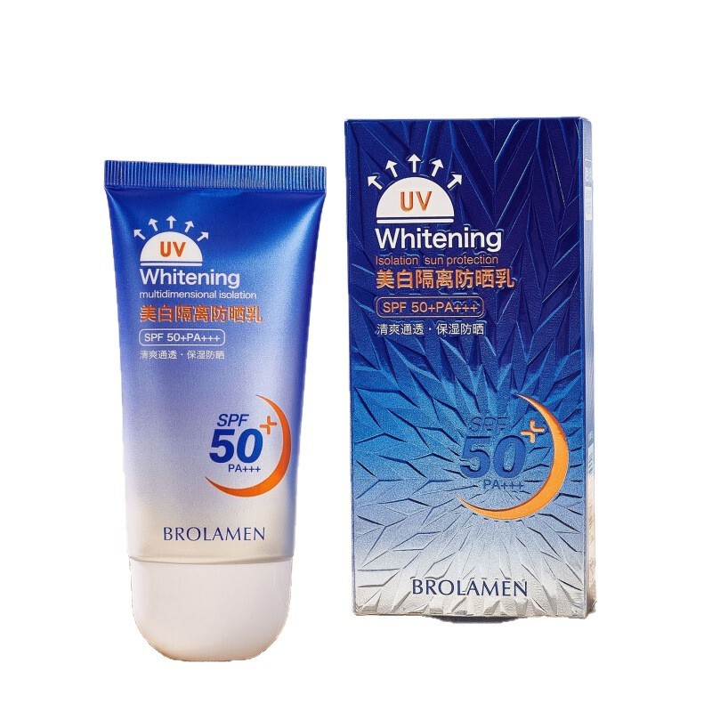 Bolanmeng 美白アイソレーション日焼け止め SPF50+ 夏軍事訓練日焼け止めローション防水性と耐汗性保湿全身に使用可能|undefined