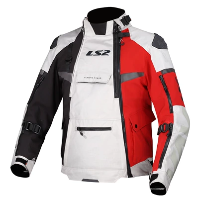 Clothing Motorcycle Clothing Waterproof Four-Season | Motorcycle Safety Supplies - light-grayblackred-top-m