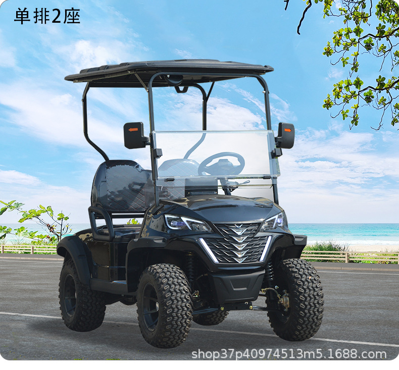 Electric Golf Cart, Sightseeing Car, Scenic Area Viewing Car, Factory Park Shuttle Bus, Beach Car, Four-Wheel Patrol Car