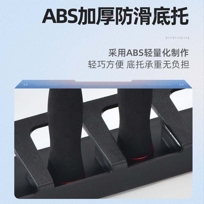 Luya Rod rack caña de pescar estante de almacenamiento estante de la barra colgante de pared Barra de pesca titular de la pared colgante