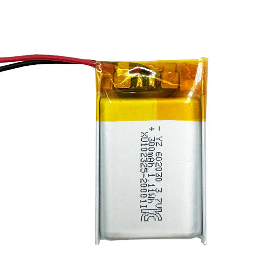 602030 3.7V 300mAh polymer lithium battery beauty instrument lithium battery KC certification IEC62133