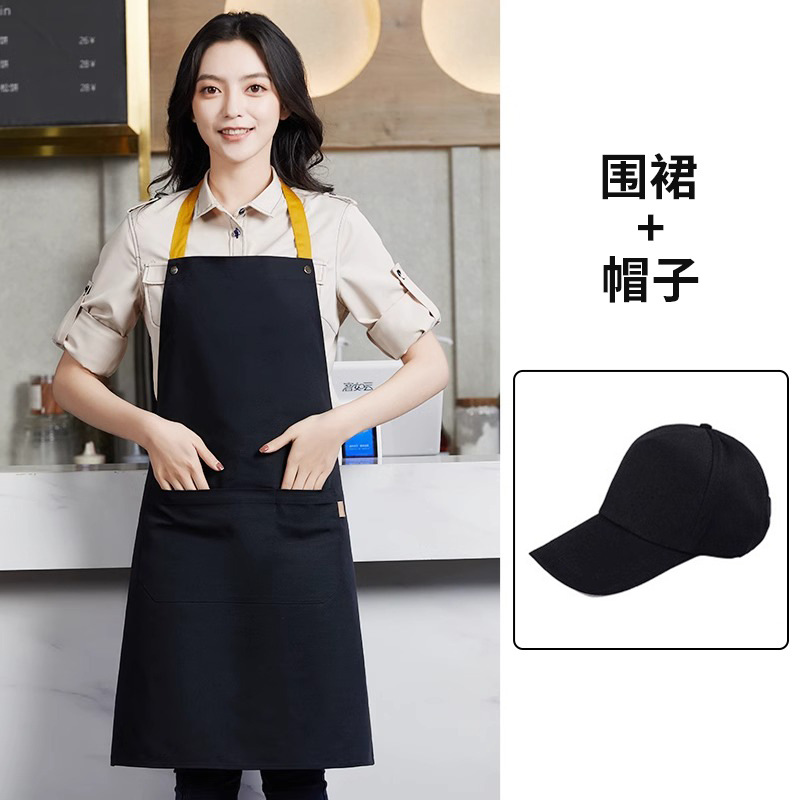 F018 블랙 + 블랙 모자