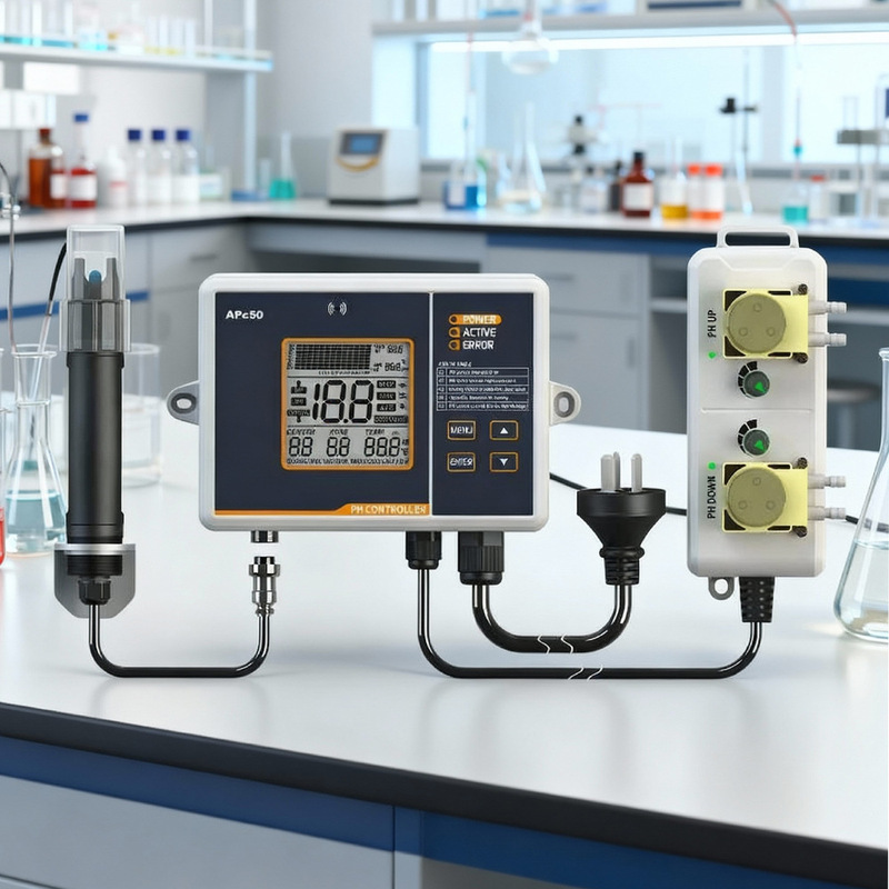 PH fully automatic adjustment and control water quality monitor for swimming pools and fish tanks, temperature and PH value water quality monitor PH fully automatic adjustment and control water quality monitor for swimming pools and fish tanks, temperature and PH value water quality monitor