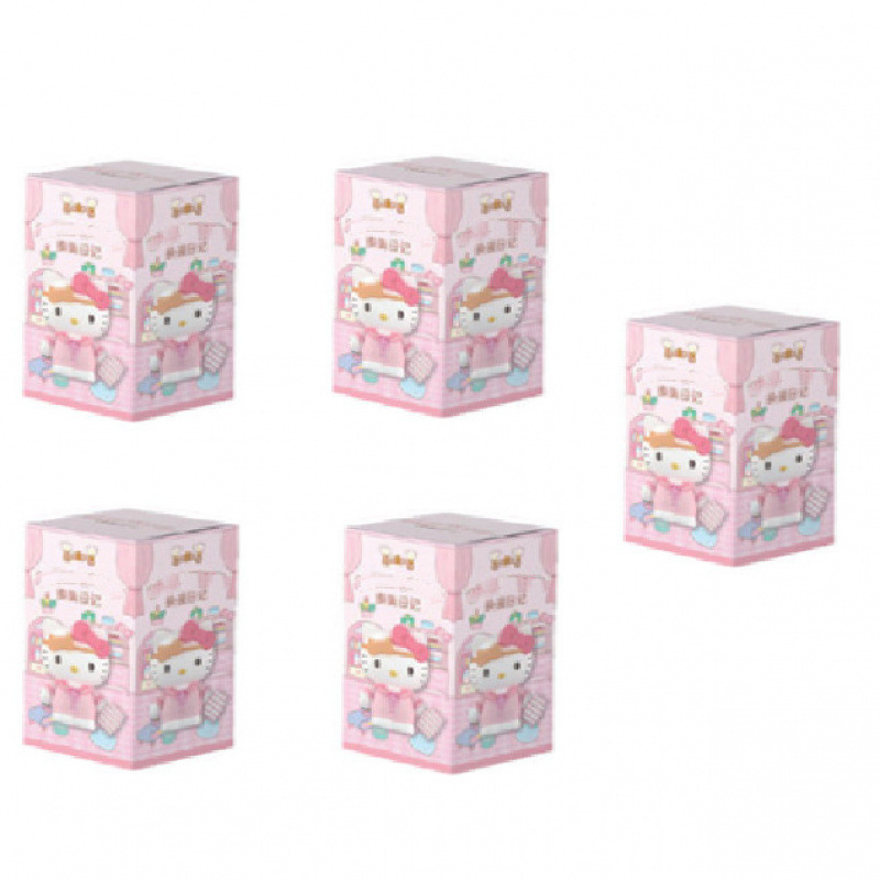 ハローキティ ドレスアップ日記シリーズ ブラインドボックス サンリオ KT 猫ハンドオフィス かわいいデスクトップ装飾品 おもちゃ チャンギング|undefined