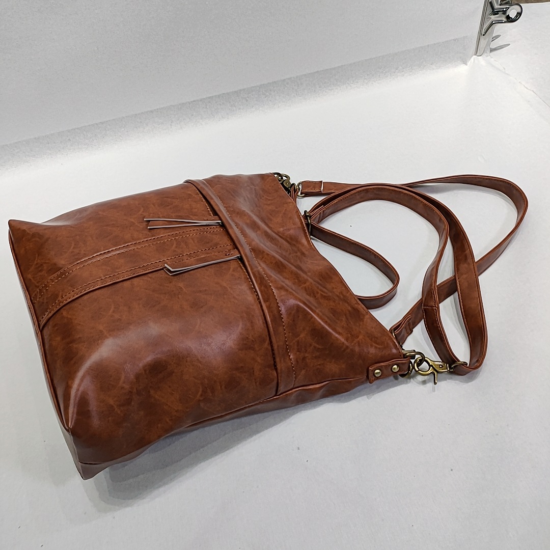 Women's Single Shoulder Crossbody Bag Soft Leather Gradient_voghion.com