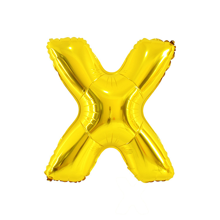 32 pulgadas 40 pulgadas 16 pulgadas inglés carta globo de aluminio fiesta de cumpleaños decoración de la boda papel de aluminio globo escena diseño