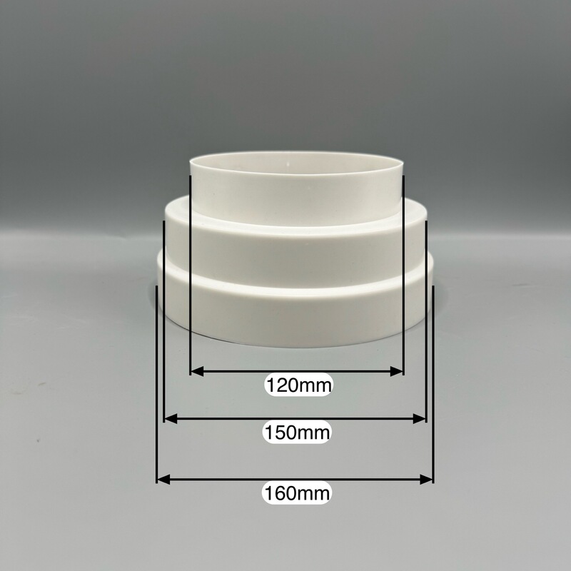 レンジフード排煙管変径リング140-180変径塔多用80-200変換サイズプラスチック家庭用|undefined