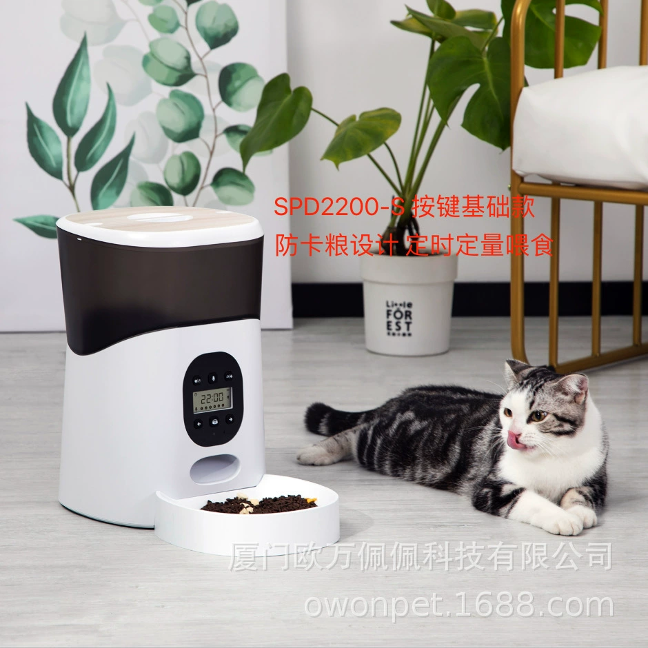 Домашние животные автоматический кормушка для кошек и собак по времени количественный кормушка 5L большой емкости для записи кормушки оптовая продажа