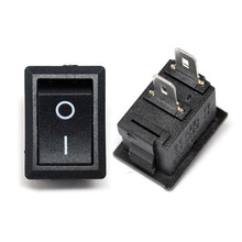 小船型开关 翘板船形电源开关按钮8.5*13.5mm 250VAC 3A 2脚两档