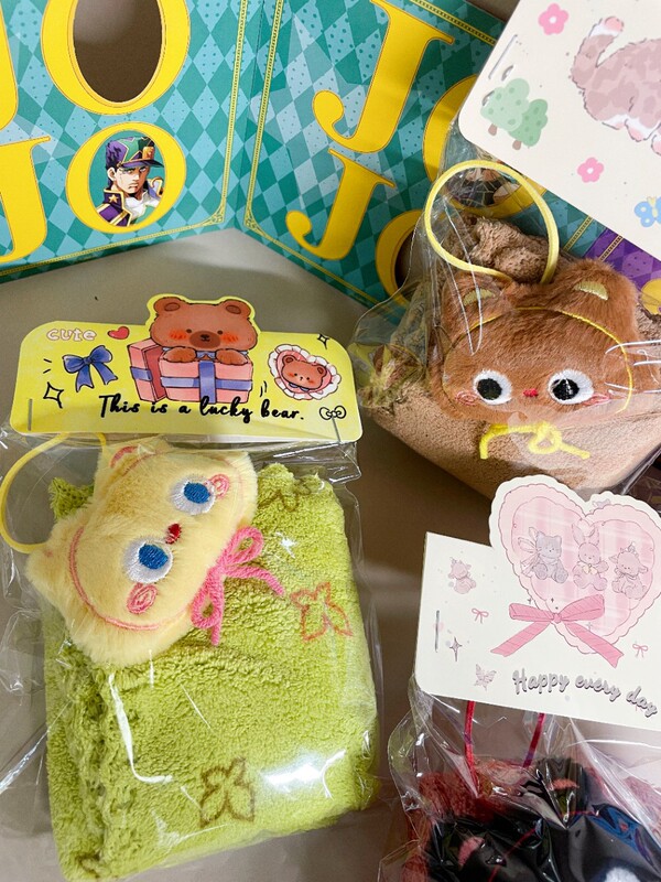 New Style Big-Eyed Bow-Knot Kitten Plush Hand Towel That Can Be Hung as a Souvenir, Paired with a Towel as a Baby Gift