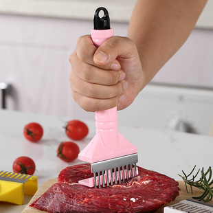 Meat Grinder household steak meat tenderizer pine meat needle hole breaking rib device beating meat hammer meat buckle kitchen products