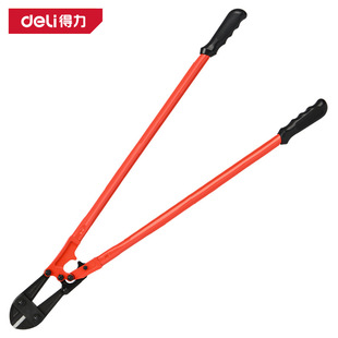 Deli Dl2636Z Labor-Saving Wire Cutter 36inch Chrome-Molybdenum Steel (Red) with Copper Clamp, Copper Sleeve, Aluminum Clamp, Aluminum Sleeve
