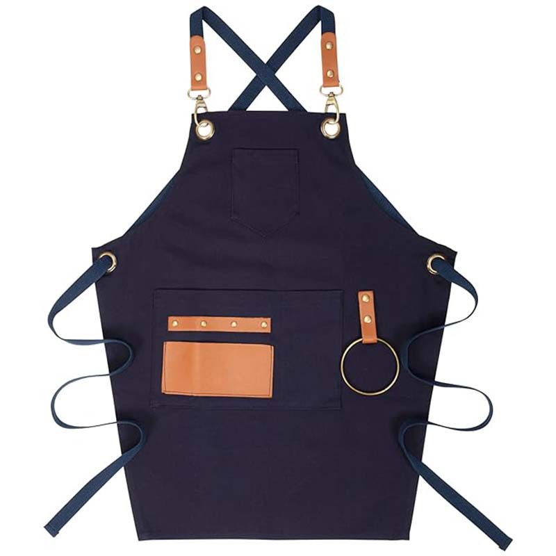 Amazon engrosamiento lona delantal logotipo personalizado pintura para niños repostería mono para padres e hijos delantal para niños al por mayor