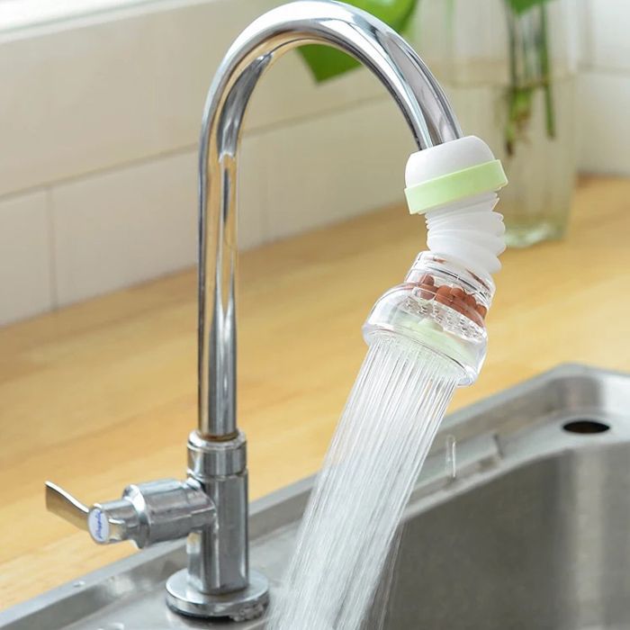 水龙头防溅水花洒过滤嘴厨房面盆滤水器可旋转伸缩万向喷头节水器