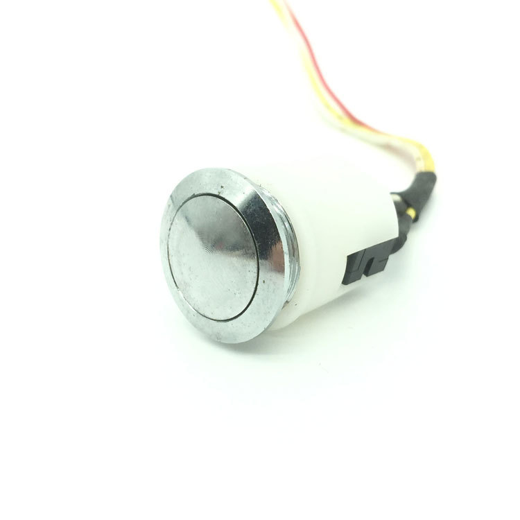 门禁22MM开孔按钮开关 三线轻触型按键开关 一开一闭点动无锁