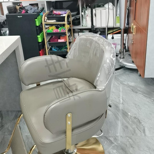 Protective Hairdressing and Manicure Barber Shop Cover Transparent Chair Cover Hair Salon Backrest Dyeing Chair Chair Cover Perm Chair Cover